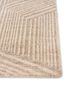 manifest beige and brown wool hand knotted Rug - Corner