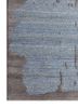 aprezo grey and black nylon hand knotted Rug - Corner