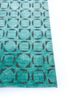 azalea blue wool and silk hand knotted Rug - Corner azalea blue wool and silk hand knotted Rug - Corner