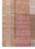 blythe red and orange wool hand knotted Rug - Corner