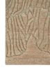 azalea beige and brown wool and zari hand knotted Rug - Corner