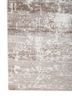 entropy ivory bamboo silk hand knotted Rug - Corner