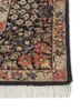 gulmarg grey and black silk hand knotted Rug - Corner gulmarg grey and black silk hand knotted Rug - Corner