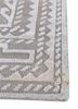 thyme grey and black wool and bamboo silk hand knotted Rug - Corner thyme grey and black wool and bamboo silk hand knotted Rug - Corner