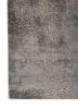uvenuti grey and black wool and bamboo silk hand knotted Rug - Corner