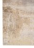 entropy ivory wool and bamboo silk hand knotted Rug - Corner