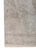 entropy ivory wool and bamboo silk hand knotted Rug - Corner