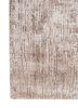 entropy ivory wool and bamboo silk hand knotted Rug - Corner