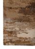aprezo red and orange wool and bamboo silk hand knotted Rug - Corner