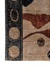 whispers of the desert beige and brown wool and bamboo silk hand knotted Rug - Corner whispers of the desert beige and brown wool and bamboo silk hand knotted Rug - Corner