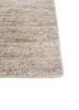 blythe beige and brown afghan wool and jute hand knotted Rug - Corner