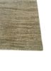 blythe green wool hand knotted Rug - Corner