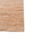blythe red and orange afghan wool and jute hand knotted Rug - Corner