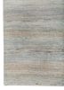 blythe green wool hand knotted Rug - Corner