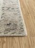 thyme beige and brown wool hand knotted Rug - Corner