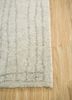 zuri ivory wool hand knotted Rug - Corner zuri ivory wool hand knotted Rug - Corner