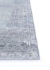 erbe blue wool hand knotted Rug - Corner