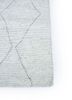 manifest ivory wool hand knotted Rug - Corner