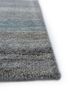 blythe blue wool hand knotted Rug - Corner
