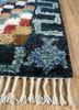 zuri blue afghan wool hand knotted Rug - Corner zuri blue afghan wool hand knotted Rug - Corner