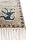 thyme blue wool hand knotted Rug - Corner thyme blue wool hand knotted Rug - Corner