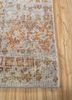 erbe blue wool hand knotted Rug - Corner