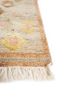 erbe ivory wool hand knotted Rug - Corner