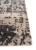 uvenuti grey and black wool hand knotted Rug - Corner