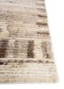 manifest beige and brown wool hand knotted Rug - Corner