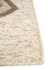 thyme ivory wool hand knotted Rug - Corner