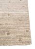 thyme beige and brown wool hand knotted Rug - Corner