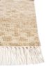 thyme beige and brown wool hand knotted Rug - Corner thyme beige and brown wool hand knotted Rug - Corner