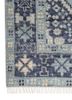 erbe blue wool hand knotted Rug - Corner erbe blue wool hand knotted Rug - Corner