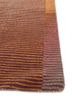 blythe red and orange wool hand knotted Rug - Corner