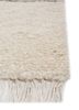 zuri ivory wool hand knotted Rug - Corner