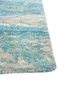 erbe blue wool hand knotted Rug - Corner