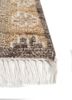 thyme beige and brown wool hand knotted Rug - Corner