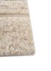 zuri ivory wool hand knotted Rug - Corner