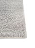 zuri blue wool hand knotted Rug - Corner