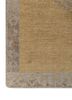 thyme gold wool hand knotted Rug - Corner