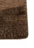 zuri beige and brown wool hand knotted Rug - Corner