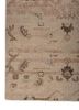 entropy green wool and bamboo silk hand knotted Rug - Corner