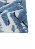 clan blue wool hand knotted Rug - Corner clan blue wool hand knotted Rug - Corner