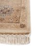 far east beige and brown wool hand knotted Rug - Corner