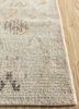 erbe beige and brown wool hand knotted Rug - Corner