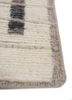 manifest ivory wool hand knotted Rug - Corner