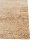 entropy beige and brown wool and silk hand knotted Rug - Corner
