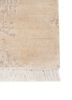 entropy ivory wool and silk hand knotted Rug - Corner entropy ivory wool and silk hand knotted Rug - Corner
