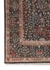 aurora grey and black wool and silk hand knotted Rug - Corner aurora grey and black wool and silk hand knotted Rug - Corner