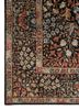 aurora grey and black wool and silk hand knotted Rug - Corner aurora grey and black wool and silk hand knotted Rug - Corner